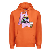 Carrot caution i haven't had my coffee yet Premium Hoodie - MaliasSmallBusiness