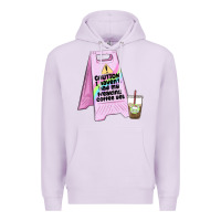Lilac caution i haven't had my coffee yet Premium Hoodie - MaliasSmallBusiness