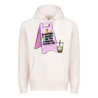 Pale Pink caution i haven't had my coffee yet Premium Hoodie - MaliasSmallBusiness
