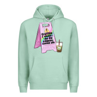 Seafoam caution i haven't had my coffee yet Premium Hoodie - MaliasSmallBusiness
