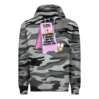 Slate Camo caution i haven't had my coffee yet Premium Hoodie - MaliasSmallBusiness