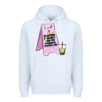 White caution i haven't had my coffee yet Premium Hoodie - MaliasSmallBusiness