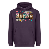 Plum daisy mamaw Heavyweight Hoodie - AdoDesignShop