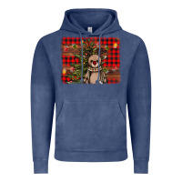 Reindeer Trees Background Vintage Hoodie | Teevron