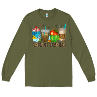 Army Green science teacher coffee cups Long Sleeve Tee - texasbilliewilder