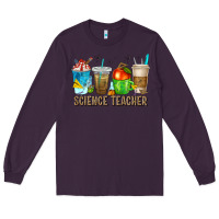 Plum science teacher coffee cups Long Sleeve Tee - texasbilliewilder