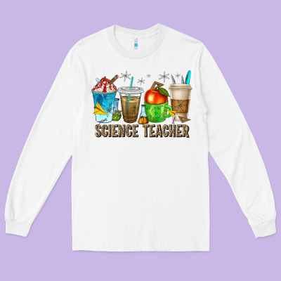 Science Teacher Coffee Cups Long Sleeve Tee Designed By Texasbilliewilder