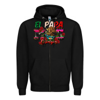 Black al papa mas chingon Zipper Hoodie - CTS Tumbler Store