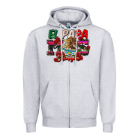 Heather Grey al papa mas chingon Zipper Hoodie - CTS Tumbler Store