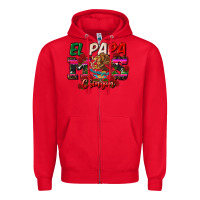 Red al papa mas chingon Zipper Hoodie - CTS Tumbler Store