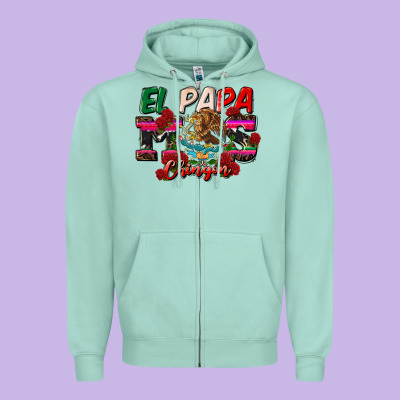 Al Papa Mas Chingon Zipper Hoodie Designed By Cts Tumbler Store