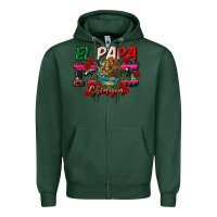 Sports Green al papa mas chingon Zipper Hoodie - CTS Tumbler Store