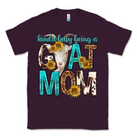 Plum kinda busy being a goat mom Classic Tee - texasbilliewilder