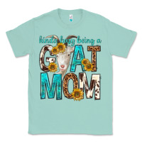 Seafoam kinda busy being a goat mom Classic Tee - texasbilliewilder