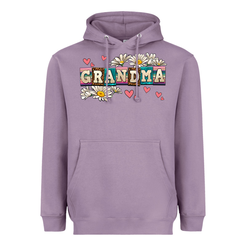 Daisy Grandma Heavyweight Hoodie by AdoDesignShop | Teevron