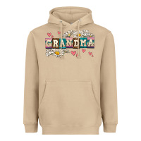 Mushroom daisy grandma Heavyweight Hoodie - AdoDesignShop