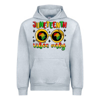 Heather Grey juneteenth vibes only Urban Hoodie - MaliasSmallBusiness