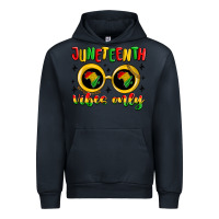 Navy juneteenth vibes only Urban Hoodie - MaliasSmallBusiness