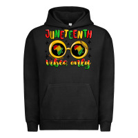 Pigment Black juneteenth vibes only Urban Hoodie - MaliasSmallBusiness