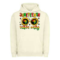 Pigment Pistachio juneteenth vibes only Urban Hoodie - MaliasSmallBusiness