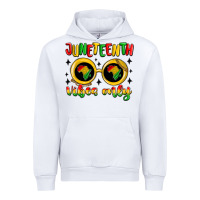 White juneteenth vibes only Urban Hoodie - MaliasSmallBusiness