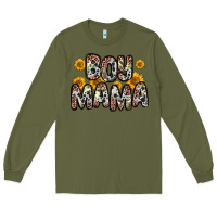 Army Green boy mama Long Sleeve Tee - Zillion Design Studio