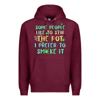 Some People Like To Stir The Pot I Prefer To Smoke Premium Hoodie | Teevron