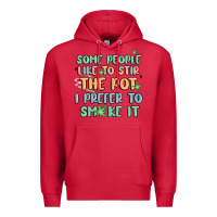Cardinal some people like to stir the pot i prefer to smoke Premium Hoodie - MaliasSmallBusiness