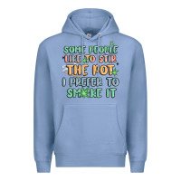 Colony Blue some people like to stir the pot i prefer to smoke Premium Hoodie - MaliasSmallBusiness