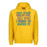 Lemon some people like to stir the pot i prefer to smoke Premium Hoodie - MaliasSmallBusiness