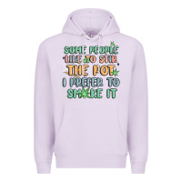 Lilac some people like to stir the pot i prefer to smoke Premium Hoodie - MaliasSmallBusiness