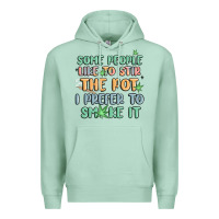 Seafoam some people like to stir the pot i prefer to smoke Premium Hoodie - MaliasSmallBusiness