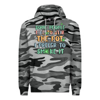 Slate Camo some people like to stir the pot i prefer to smoke Premium Hoodie - MaliasSmallBusiness