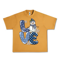 Peanut Butter love snowman Urban Heavy Tee - MaliasSmallBusiness