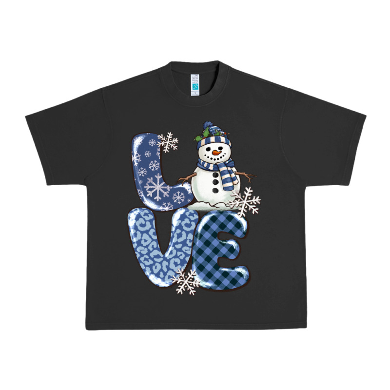 Love Snowman Urban Heavy Tee by MaliasSmallBusiness | Teevron