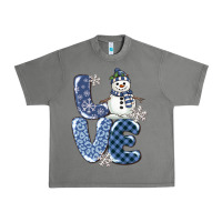 Tornado love snowman Urban Heavy Tee - MaliasSmallBusiness
