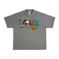 Tornado love texas serape cowhide cactus and sunflowers Urban Heavy Tee - Artiststas