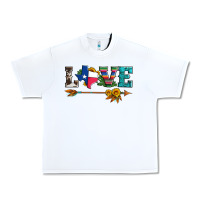 White love texas serape cowhide cactus and sunflowers Urban Heavy Tee - Artiststas