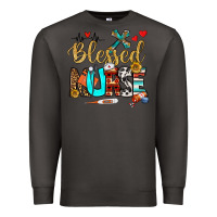 Smoke blessed nurse Premium Sweatshirt - BundleAndBundleShop
