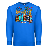 True Royal blessed nurse Premium Sweatshirt - BundleAndBundleShop