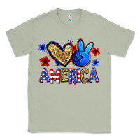 Matcha peace love america Classic Tee - Zillion Design Studio