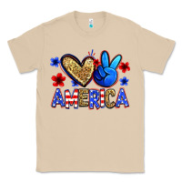 Mushroom peace love america Classic Tee - Zillion Design Studio