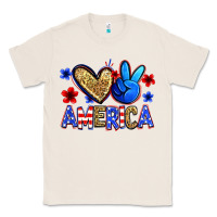 Natural peace love america Classic Tee - Zillion Design Studio
