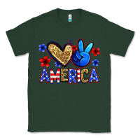 Sports Green peace love america Classic Tee - Zillion Design Studio