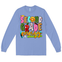 Colony Blue second grade energy Long Sleeve Tee - texasbilliewilder