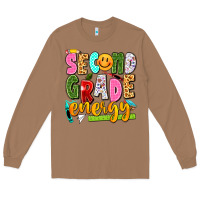 Toasted Coconut second grade energy Long Sleeve Tee - texasbilliewilder