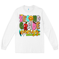 White second grade energy Long Sleeve Tee - texasbilliewilder