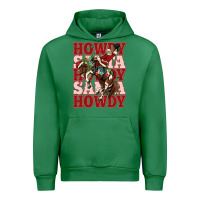 Emerald howdy santa cowboy christmas Urban Hoodie - MaliasSmallBusiness