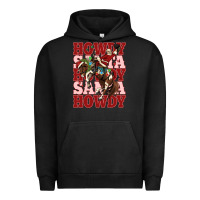 Pigment Black howdy santa cowboy christmas Urban Hoodie - MaliasSmallBusiness