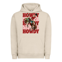 Pigment French Oak howdy santa cowboy christmas Urban Hoodie - MaliasSmallBusiness